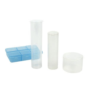PP transparent microfiber towel packaging cylinder plastic tube