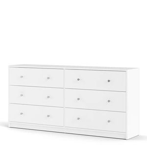 <span class=keywords><strong>Commode</strong></span> en bois massif de style <span class=keywords><strong>scandinave</strong></span> au design élégant et blanc, avec un grand espace de rangement, <span class=keywords><strong>6</strong></span> <span class=keywords><strong>tiroirs</strong></span>, pour la chambre à coucher - Product Image 6
