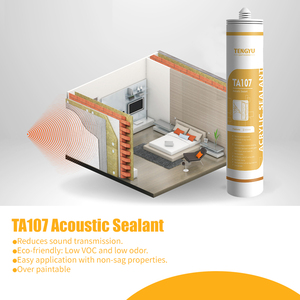 Low Price 300ml <strong>Waterproof</strong> Sound Acrylic <strong>Sealant</strong> Caulk White Water Based Acoustical <strong>Sealant</strong> <strong>for</strong> Acoustic Panel - Product Image 1