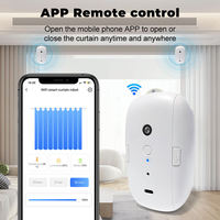 Interruptor de Control de voz Bt, Robot de cortina motorizado, aplicación de Control, configuración de temporizador, Motor de cortina inteligente Tuya, inteligente con Alexa, Google Home