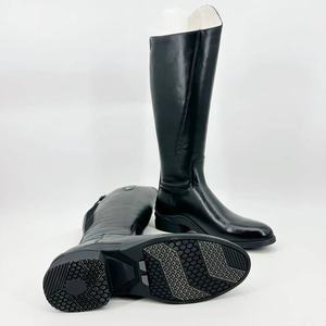 <span class=keywords><strong>Stivali</strong></span> da Equitazione Alti in Vera <span class=keywords><strong>Pelle</strong></span> Impermeabili con Suola Morbida in EVA Neri Unisex Taglia 35-45 Vendita all'Ingrosso - Product Image 3