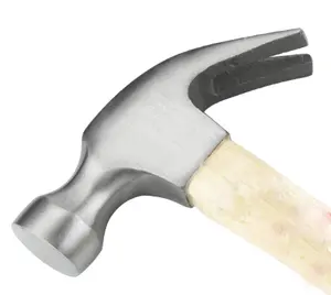 De gros marteau outils d&#39;origine poignée en acier-Mini marteau à griffes avec poignée en fibre de verre, outil de coupe de Surface en acier, matériel original forgé d'époque