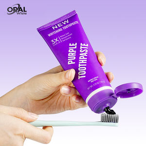 Dentifrice blanchissant pour les dents de couleur violette, correcteur de couleur personnalisé OEM, marque privée, efficace pour éliminer les taches, pour les soins bucco-dentaires quotidiens - Product Image 3