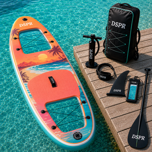 Tabla de Paddle Surf Familiar con Techo Transparente para Principiantes, Envío Rápido en 7 Días, Ideal para Vacaciones Acuáticas - Product Image 6