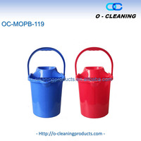 Seau de vadrouille industriel en plastique épais de 16L avec essoreuse, seau de vadrouille pliable, égouttoir/panier à eau
