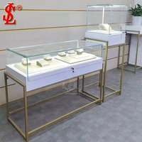 Aménagement intérieur de boutique de bijoux de luxe, vitrine murale avec éclairage LED, mobilier de magasin moderne, solution complète pour l'aménagement de boutiques