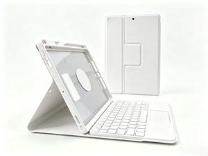Étui clavier magnétique blanc avec pavé tactile pour <span class=keywords><strong>iPad</strong></span> 10e génération et <span class=keywords><strong>iPad</strong></span> Air 4/5/6 10,9 pouces, rotatif à 360° - Product Image 2