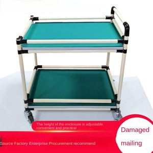 Chariot à tubes maigres multicouches avec chariot d'atelier en acier de qualité légère Étagère multicouche de tension 12V - Product Image 6