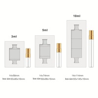 Flacon pulvérisateur de parfum vide personnalisé en verre de 2 ml, 3 ml, 5 ml, 10 ml avec boîte d'emballage, flacon d'échantillon de parfum, flacon testeur de parfum