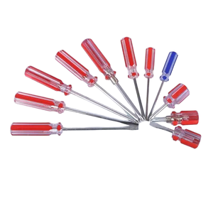 Tournevis industriel et bricolage <span class=keywords><strong>de</strong></span> précision avec poignée en cristal à fente croisée Pointe plate et finition chromée Support OEM personnalisable - Product Image 1
