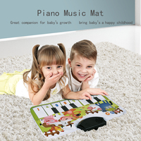 Su misura Elettronico Del Bambino Regali Giocattoli Musicali Pianoforte Tastiere Per Il Fitness Stuoia del Gioco