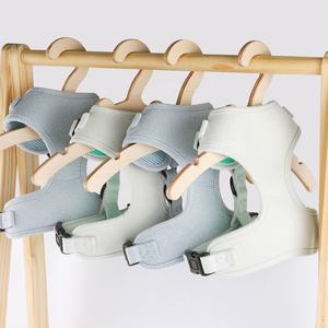 Luxuriöses, personalisiertes Tweed-Hundegeschirr-Set mit Logo – atmungsaktiv, modisch, zugfrei, für den Sommer - Product Image 3