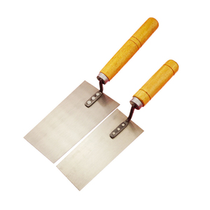 Outils <span class=keywords><strong>de</strong></span> maçonnerie <span class=keywords><strong>de</strong></span> qualité industrielle, <span class=keywords><strong>pelle</strong></span> à boue, truelle à briques à extrémité carrée étroite, truelle à briques à pointe carrée avec manche en bois - Product Image 5