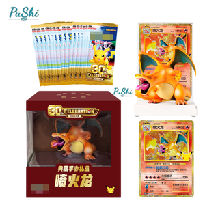<span class=keywords><strong>Set</strong></span> di Statuette Pokémon Originali per il 30° Anniversario, Scatola Sorpresa, Giocattoli da Collezione Anime, Confezione Regalo - Product Image 1
