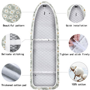 <span class=keywords><strong>Housse</strong></span> de <span class=keywords><strong>table</strong></span> <span class=keywords><strong>à</strong></span> <span class=keywords><strong>repasser</strong></span> 100 % coton, nouveau design, feutre épais anti-brûlure, pliable, minimaliste, taille 145*50cm, prix de gros - Product Image 4