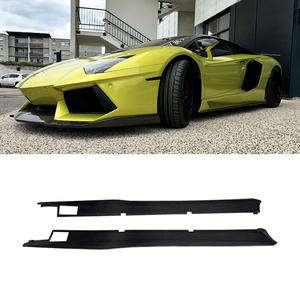 Faldones Laterales de Fibra de Carbono Estilo RZ para <span class=keywords><strong>Lamborghini</strong></span> Aventador LP700 LP720, Divisores Laterales, Piezas de Carrocería, Kit de Carrocería - Product Image 1