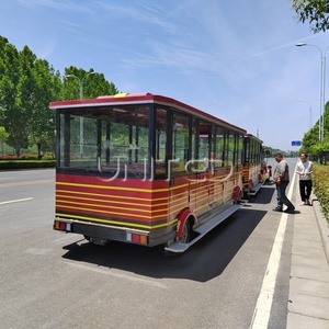 <span class=keywords><strong>Train</strong></span> touristique grande capacité, climatisé, équipement d'amusement personnalisable pour les fêtes foraines. - Product Image 4