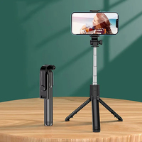 Perche à selfie pour téléphone portable, mini trépied, télécommande universelle, support universel pour téléphone portable