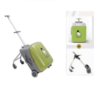 ALL PASS Nouveau dessin animé pour enfants assis dans les bagages <span class=keywords><strong>de</strong></span> voyage <span class=keywords><strong>de</strong></span> bébé bagages d'embarquement avec glissière <span class=keywords><strong>de</strong></span> sécurité bébé poussette <span class=keywords><strong>valise</strong></span> - Product Image 2