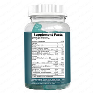 Vente en gros de bonbons pour cheveux avec multivitamines et biotine au collagène pour blanchir et soigner la peau, les cheveux et les ongles OEM - Product Image 2