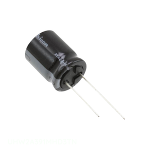 ตัวเก็บประจุแบบ Through Hole ยี่ห้อ Manufacturer Channel รุ่น 390uF CAP ALUM 390UF 20% 100V RADIAL UHW2A391MHD3TN - Product Image 1