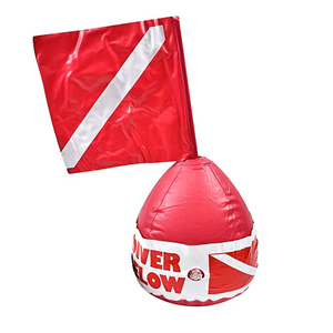 Bola de flotador salvavidas de emergencia de <span class=keywords><strong>PVC</strong></span> marino, área de agua, boya de posicionamiento de rescate, superficie de soplado de boca, banda de advertencia de buceo segura - Product Image 1