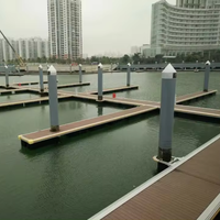 Plateforme flottante en aluminium, ponton, quai, passerelle marine, pont, conception de ponton