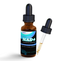 Complément NAD haute puissance à succès : Gouttes liposomales de nicotinamide riboside et resvératrol, liquide anti-âge NAD+