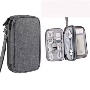 Sac de rangement pour câbles de voyage, pochette de rangement portable pour appareils électroniques, sac de transport pour accessoires électroniques - Product Image 1