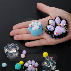 Vente en gros multi-tailles disponible Taba Squishy Cat Paw Squeeze Toy Unisex Décompression Pinch Mochi - Product Image 5