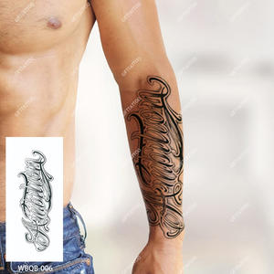 สติกเกอร์รอย<span class=keywords><strong>สัก</strong></span>ชั่วคราวลายดอกไม้เหมือนจริงจากพืช แบบกึ่งถาวร - Product Image 4