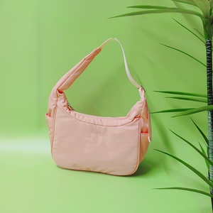 Haute qualité pour rose Nylon femmes grande capacité épaule sac fourre-tout sous les bras sangle sport Design bonbons motif bouton dame - Product Image 4