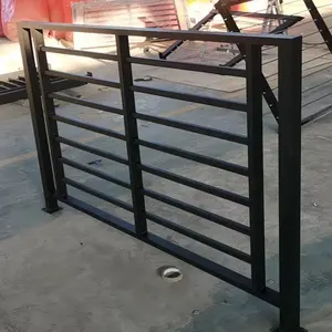 Pagar Sementara Amerika Pagar Aluminium/Pegangan/Langkan untuk Balkon dan Tangga