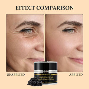 Kundenspezifische Natürliche Vegane Straffende Aufhellende Anti-Falten Gesichtsfeuchtigkeitspflege Bio Kaviar Gesichtshaut Tages- und Nachtkapsel Creme Lotion - Product Image 4