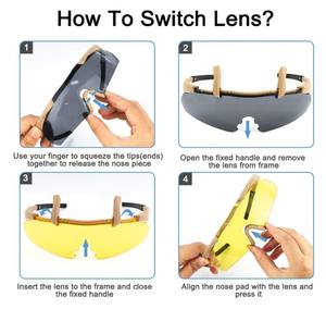 サングラス屋外自転車眼鏡屋外アクティビティCSゲーム高耐衝撃防霧射撃戦術安全メガネ - Product Image 2