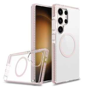 Ốp điện thoại trong suốt TPU PC chống sốc từ tính cao cấp cho S25 Ultra, ốp điện thoại chống rơi từ tính trong suốt cao cấp cho S25 - Product Image 4