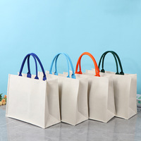 Sac fourre-tout promotionnel en jute AI-MICH pour cadeaux de fête d'anniversaire, cadeaux de remerciement, vente en gros, petite taille, avec logo