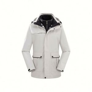 Chaqueta Gruesa de Diseño para Montaña y Aire Libre, Chaqueta Deportiva Personalizada de Softshell para Invierno, Talla Grande, Resistente al Viento - Product Image 1
