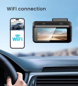 Cámara para Auto Económica con <span class=keywords><strong>Pantalla</strong></span> <span class=keywords><strong>de</strong></span> 3'' FHD, Doble Lente 2K, Gran Angular, Conexión a Aplicación Móvil, Sensor G y Modo <span class=keywords><strong>de</strong></span> Estacionamiento - Product Image 3