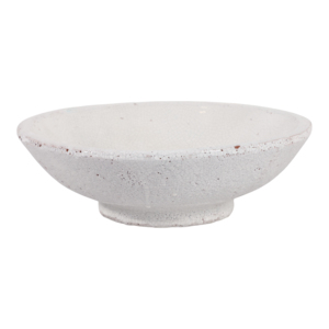 Ciotola Decorativa Effetto Craquelé in Ceramica Bianca, Centrotavola, Decorazione per Tavolo, Complemento d'Arredo per Tavolino da Caffè, Esposizione per Bancone Cucina - Product Image 3