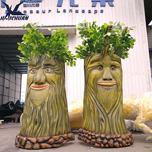 Arbre animatronique interactif parlant, modèle de plante artificielle animée pour la décoration de parcs à thème et de fêtes - Product Image 3
