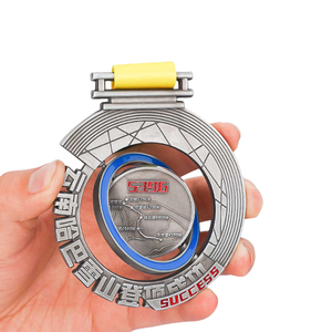 Medallas Deportivas de Aleación de Zinc Personalizadas, Medallas de Esmalte 3D, Medallas de Bicicleta Personalizadas de Alta Calidad con Cintas - Product Image 6