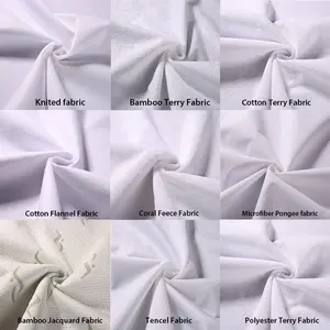 Terry Cloth Fabric Waterproof Terry TPU Laminated Bamboo Cloth Diaper Fabric For Home Textile