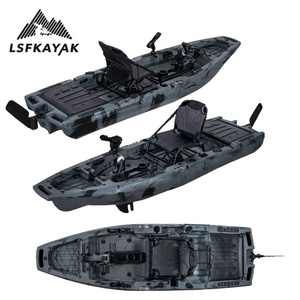 Kayak <span class=keywords><strong>de</strong></span> pêche modulaire LSF 2,8 m pour 1 personne, <span class=keywords><strong>bateau</strong></span> léger à propulseur avec construction durable <span class=keywords><strong>en</strong></span> HDPE - Product Image 3