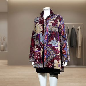 Wholesale Hand Crafted <b>Vintage</b> Cotton Kantha <b>Jacket</b> For Women - Product Image 2