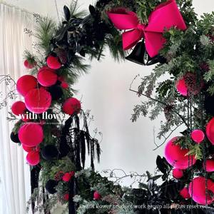 Adornos navideños para colgar <span class=keywords><strong>en</strong></span> puertas Decoración de escena para hoteles y centros comerciales Adornos para ventanas del hogar - Product Image 3