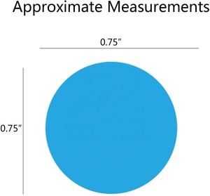 Autocollants de point de cercle d'étiquettes de codage de couleur de style de 10 couleurs pour le bureau, l'étudiant et la salle de classe - Product Image 6