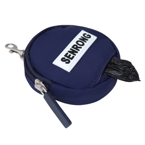 Pochette de rangement compacte et délicate en polyester imperméable, design simple, adaptée pour fixer sur un sac pour animaux de compagnie, pour ranger les sacs à déjections et les friandises. - Product Image 5