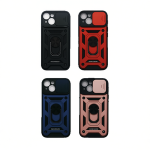 Étui de téléphone magnétique de style armure pour iPhone - Product Image 2