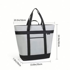 Bolsa Térmica Aislante de Gran Capacidad, Ecológica, para Picnic, Viajes, Compras, Almacenamiento de Pizza y Hielo, en Oferta - Product Image 2